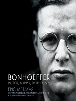 bonhoeffer book by eric metaxas